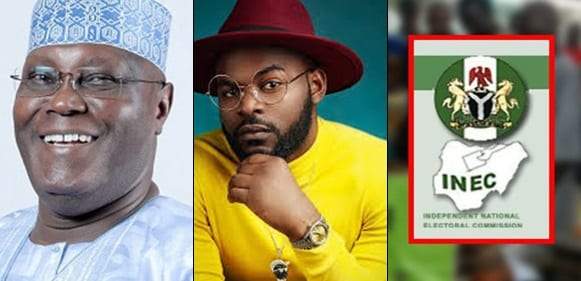 #NigeriaDecides2019: Falz claims PDP won the presidential election at his polling unit in Ikoyi