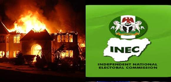 Fire engulfs INEC office few days to general elections