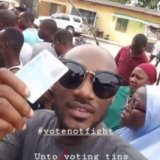 Checkout Nigerian celebrities spotted at various polling units (Photos)