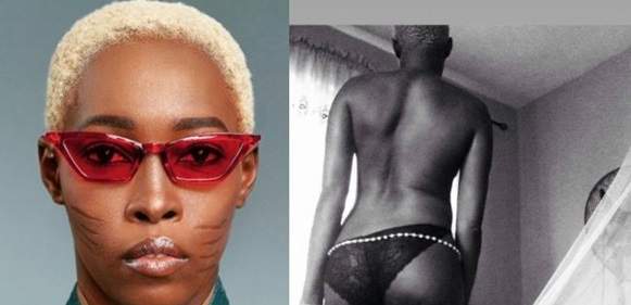 Nigerian Model With Tribal Marks, Adetutu Alabi Shares Topless Photos