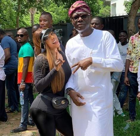 Checkout Nigerian celebrities spotted at various polling units (Photos)