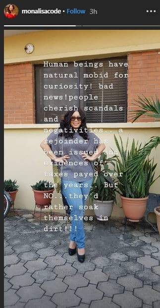 Monalisa Chinda addresses tax evasion scandal