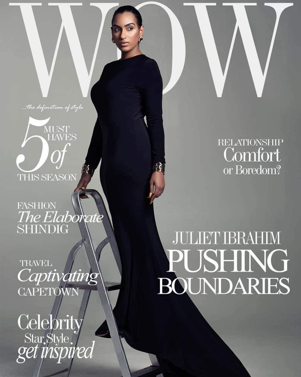 Juliet Ibrahim Wows As She Covers WOW Magazine's Latest Issue