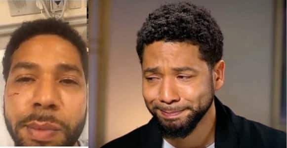 Jussie Smollett indicted on 16 felony counts over 'staged homophobic and racist attack'