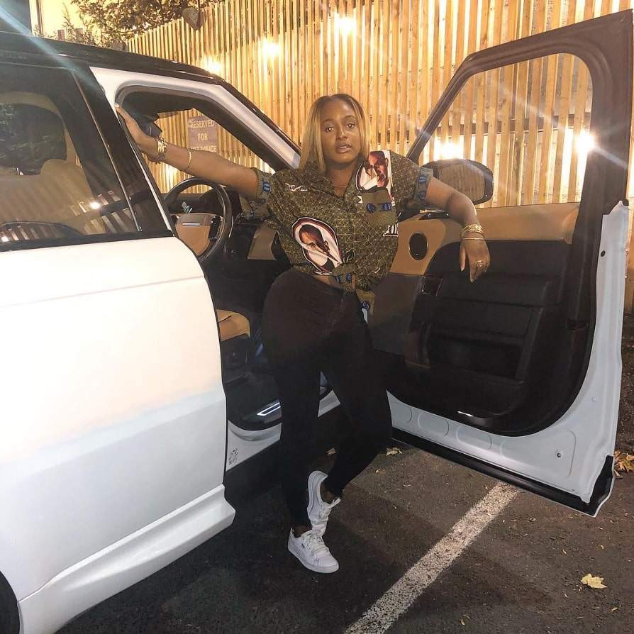 DJ Cuppy Flaunts Her Customized Range Rover Sports
