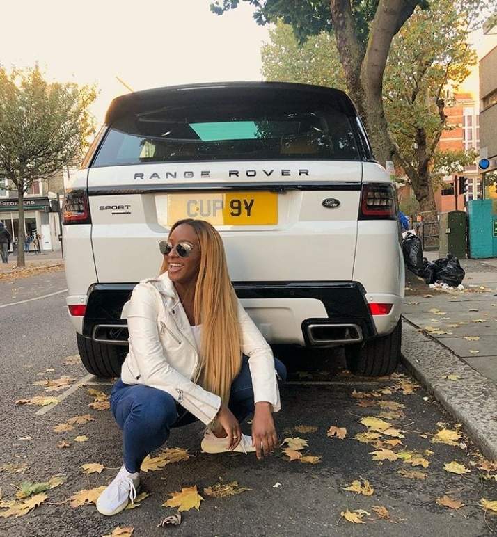 DJ Cuppy Flaunts Her Customized Range Rover Sports