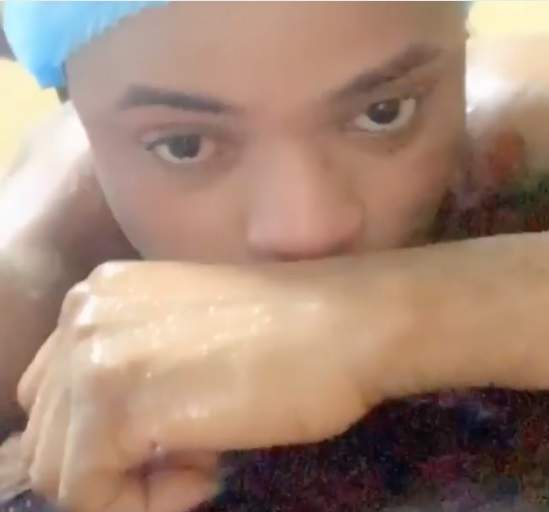 Bobrisky shows off his naked butt as he thanks his doctor 'for doing a wonderful job on his ass'