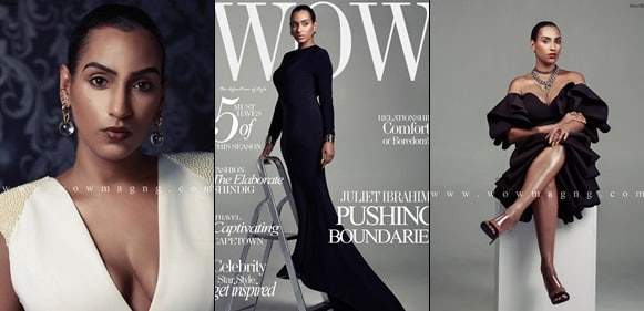 Juliet Ibrahim Wows As She Covers WOW Magazine's Latest Issue