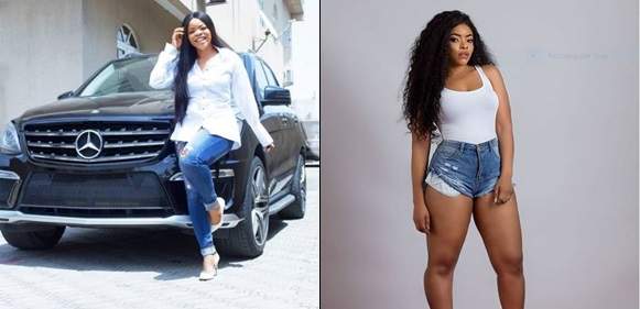 Laura Ikeji Flaunts Her Mercedes Benz, Says She Wants Google To Be Filled With Positive News About Her Achievements