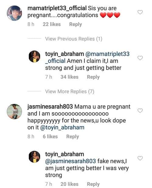 Toyin Abraham debunks pregnancy rumour