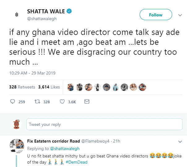 Shatta Wale threatens to beat up Ghanaian music video directors
