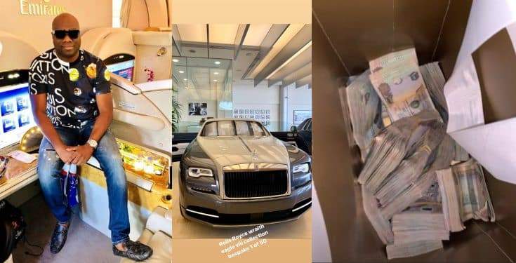 Mompha emerges the first African to own the 2020 Rolls Royce Wraith Eagle VIII (Video)