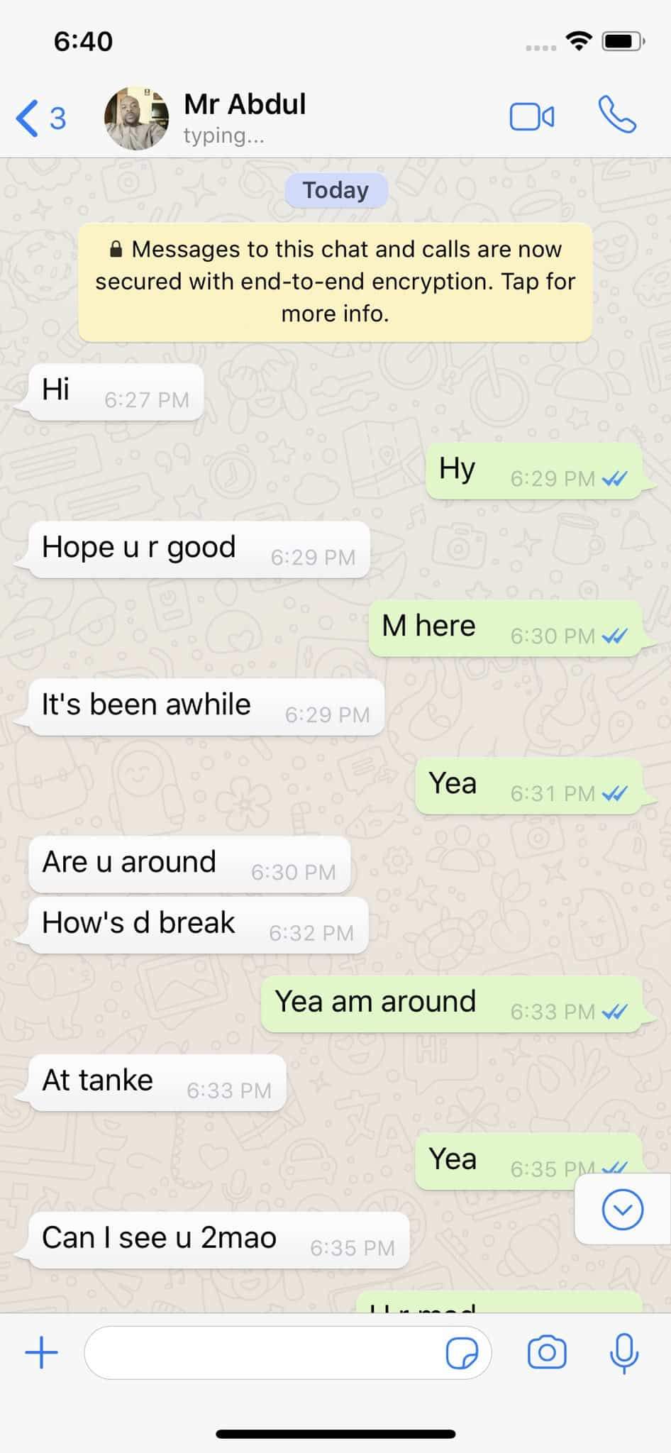 #Sexforgrade: Nigerian Lady shares WhatsApp conversation with a Lecturer