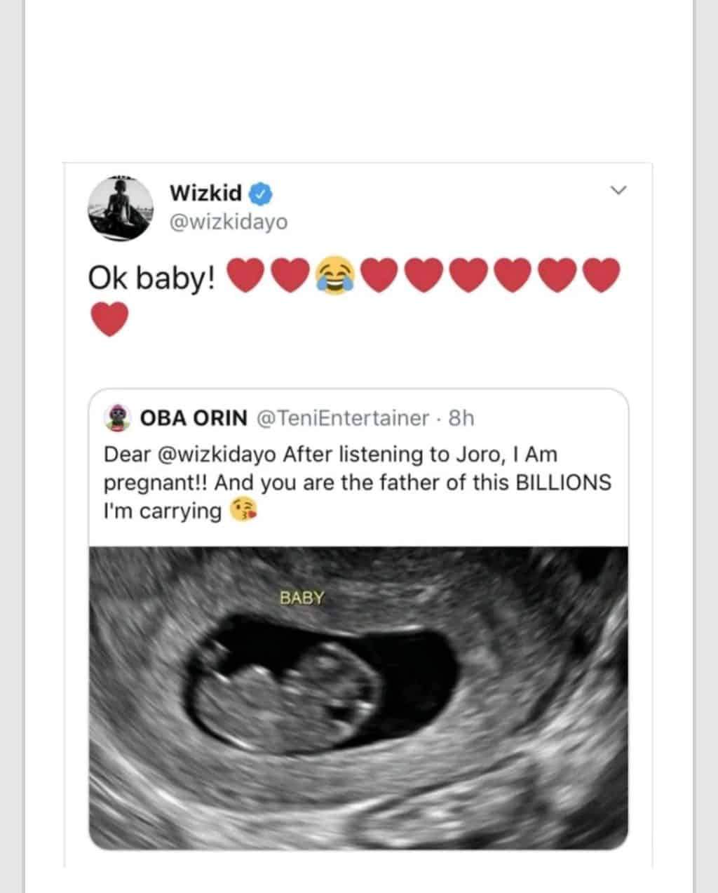 Nigerian Musician, Teni reveals that she's pregnant for Wizkid