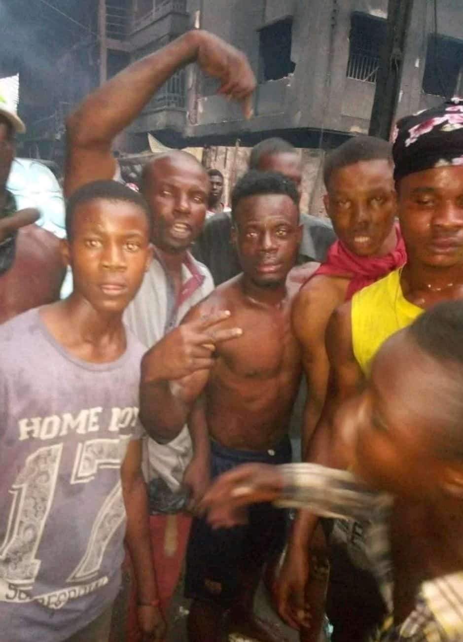 Young boy hailed for risking his life to retrieve goods during Onitsha Fire
