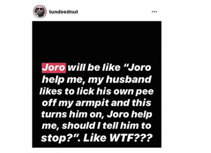 Joro Olumofin rips Tunde Ednut apart for bad-mouthing his brand