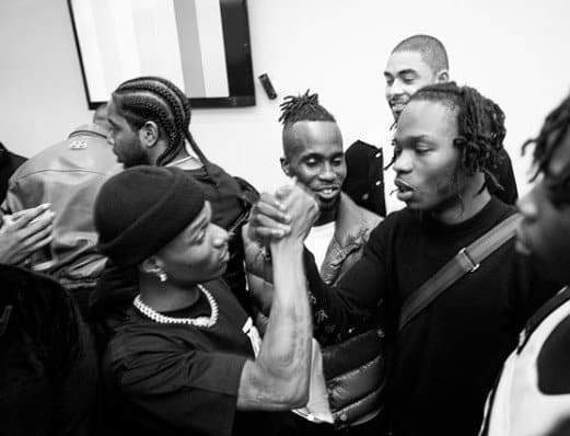 'Marlians for life' - Wizkid declares, shares picture with Naira Marley