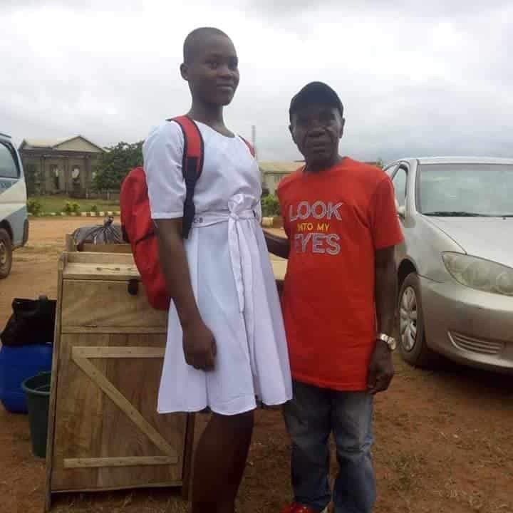 Remember the former Child bride in Anambra state? She has returned to school (photos)