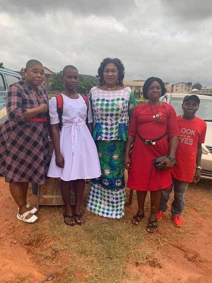 Remember the former Child bride in Anambra state? She has returned to school (photos)