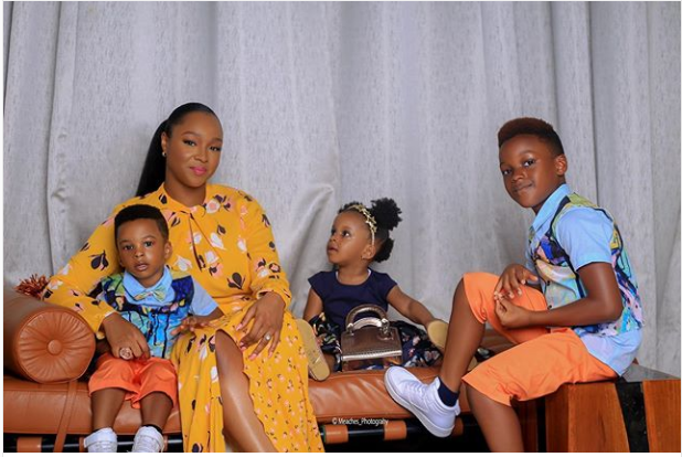 Paul Okoye's wife Anita shares adorable photo with their three children