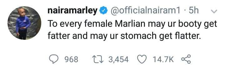 'Having big booty is better than having master degree' - Naira Marley