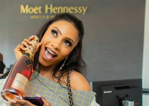 'Video Moet' - Tacha says in Abuja as she shades Mercy's 'Audio' Moet Endorsement Deal (video)