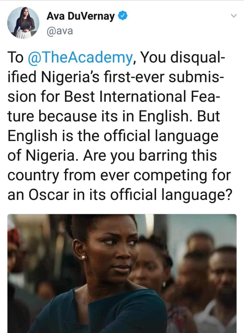 Genevieve Nnaji reacts after 'Lion heart' was disqualified from the entries for Oscars Award