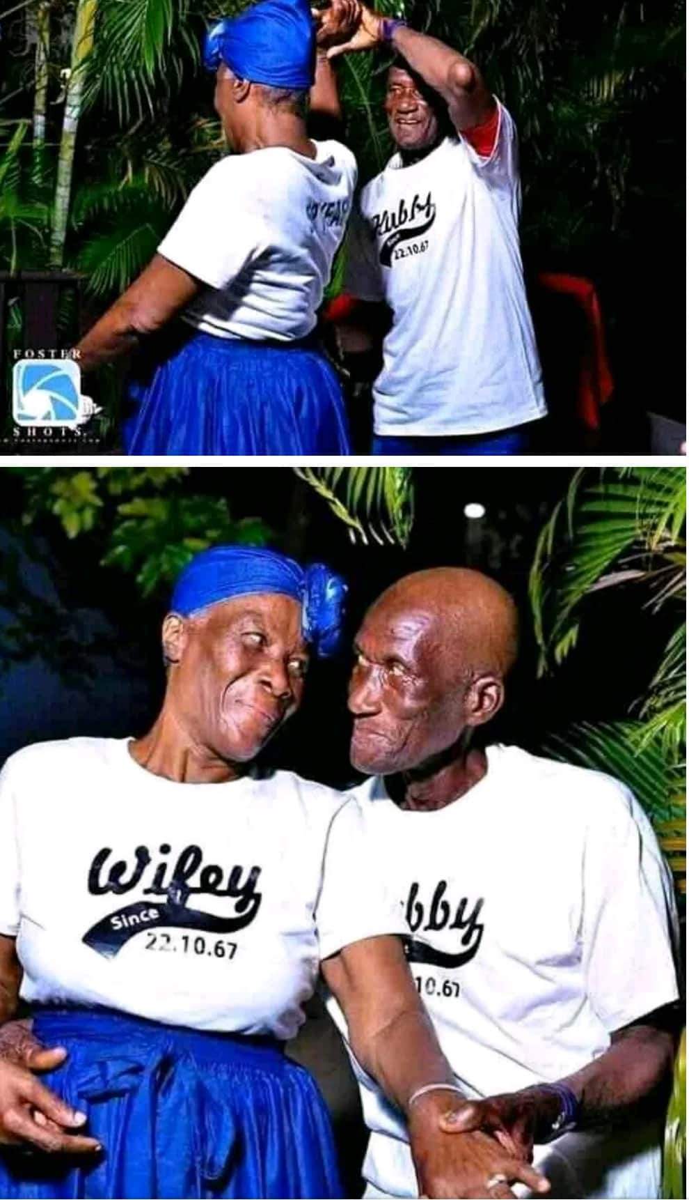 Old couple melts hearts with 52 years wedding anniversary photos