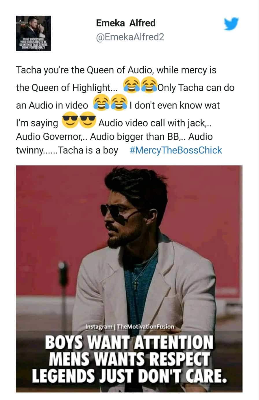 Nigerians slam Tacha for faking a video call with Twitter CEO, Jack Dorsey