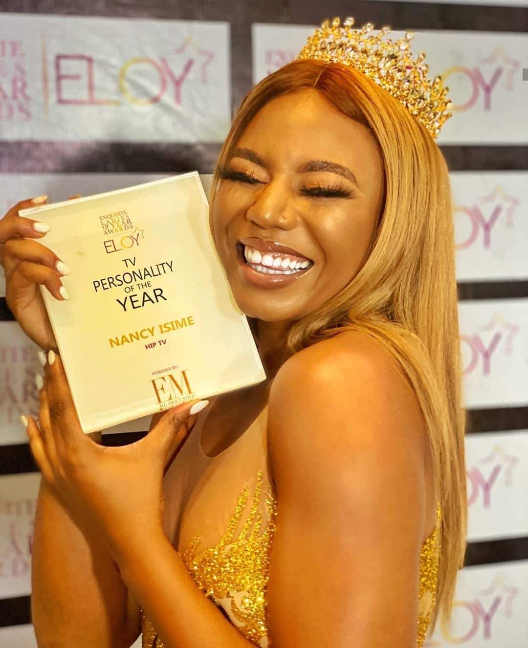 Eloy Awards: Nancy Isime bags TV personality of the year award