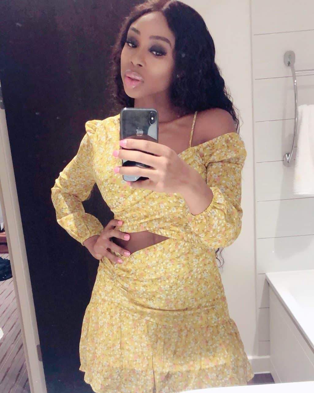 'She looks like Olamide' - Fans tell Maria Okan as she shares first full photos of her daughter