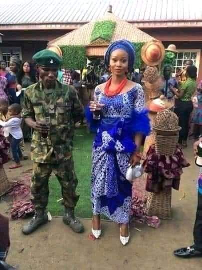 Military man refuses to wear traditional attire for marriage rites (Photos)