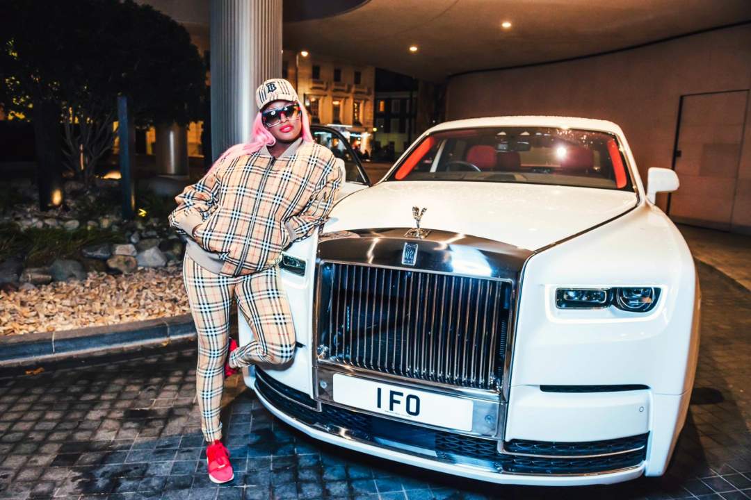 DJ Cuppy buys £550k Rolls Royce Phantom for her billionaire dad, Femi Otedola