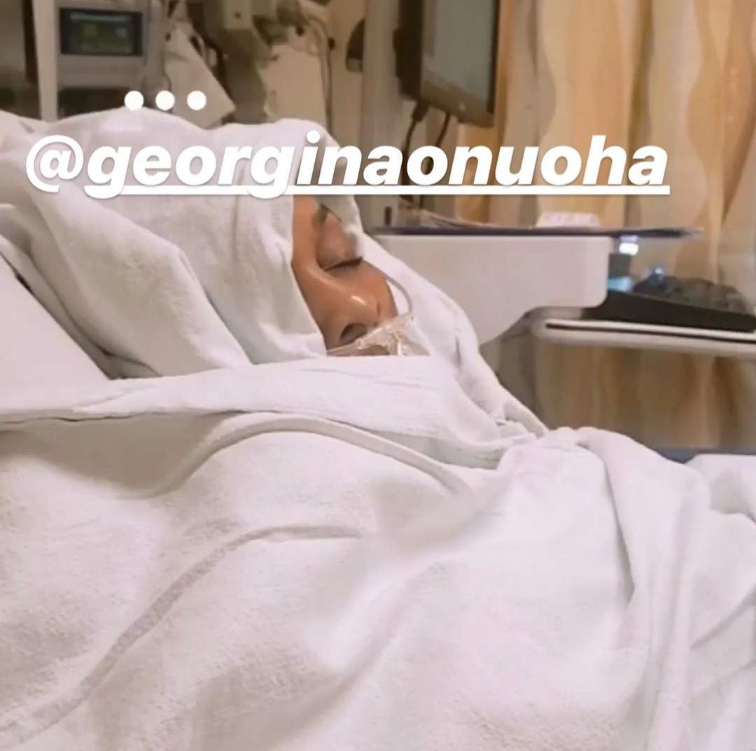 'It ended in praise'- Georgina Onuoha says after a successful surgery (Photos)