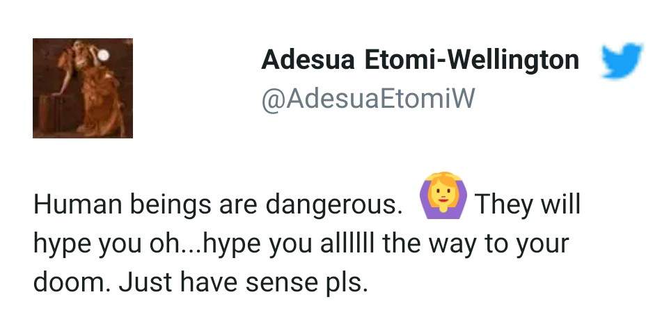 'Human beings are dangerous, they will hype you to doom'- Adesua Etomi