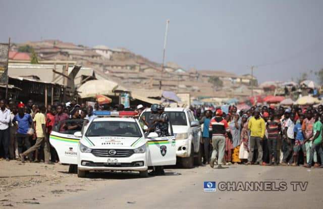 Photos from the Abuja Bank robbery attempt