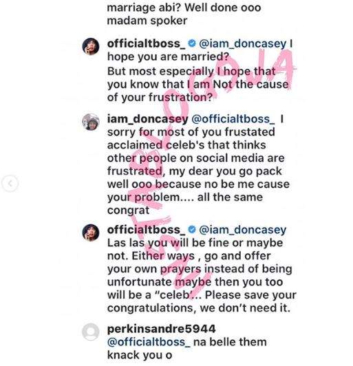 Nigerians react as Tboss claims she spoke her daughter into existence