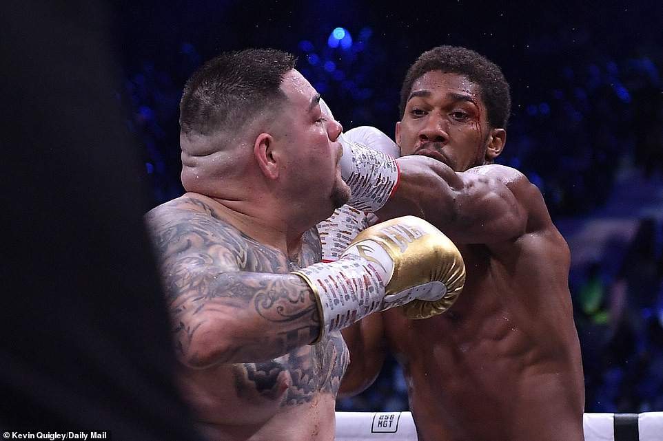 Photos from heavyweight boxing rematch as Anthony Joshua defeats Andy Ruiz to regain his titles