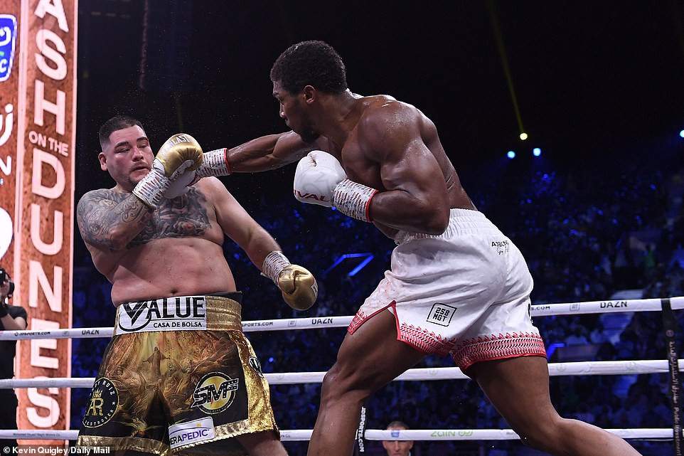 Photos from heavyweight boxing rematch as Anthony Joshua defeats Andy Ruiz to regain his titles