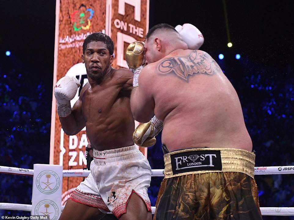 Photos from heavyweight boxing rematch as Anthony Joshua defeats Andy Ruiz to regain his titles