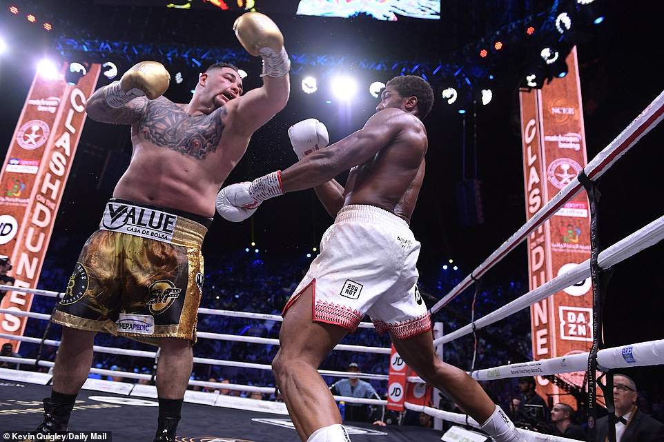 Photos from heavyweight boxing rematch as Anthony Joshua defeats Andy Ruiz to regain his titles