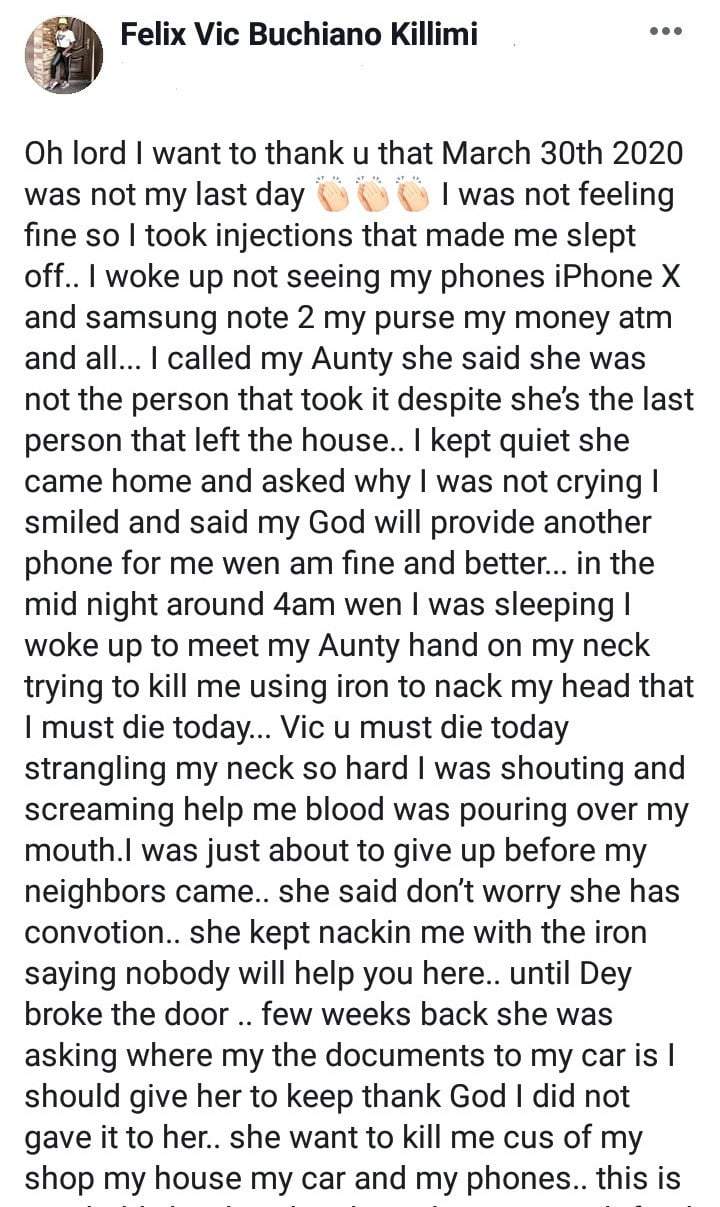 Woman accuses her cousin of trying to kill her out of jealousy in Lagos