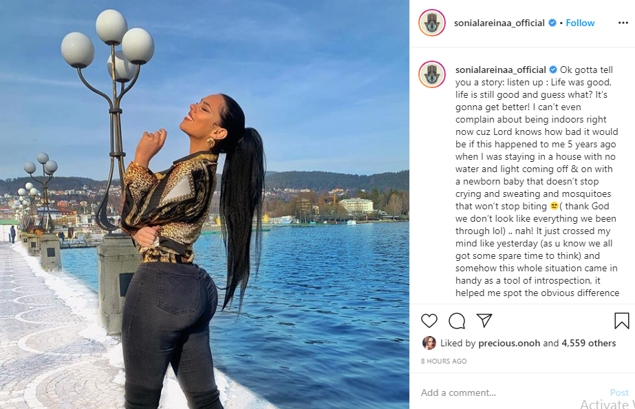 IK Ogbonna's ex-wife thanks God Covid-19 didn't happen when she's still with him