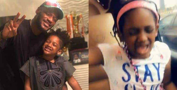 This video of 2face's daughter singing Simi's 'duduke' will melt your heart