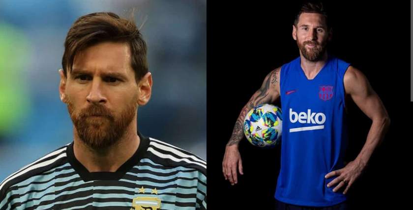 Messi becomes almost unrecognizable after shaving his beards (photos)