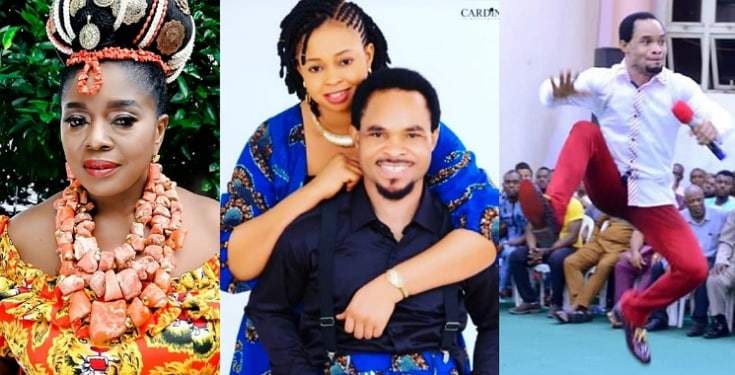 Rita Edochie shares photos of Prophet Odumeje's wife, reveals the source of his power