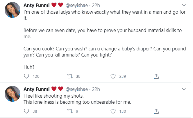 'I'm 30 and looking for love. I can't cook, I can't wash' - Nigerian lady says as she searches for boyfriend