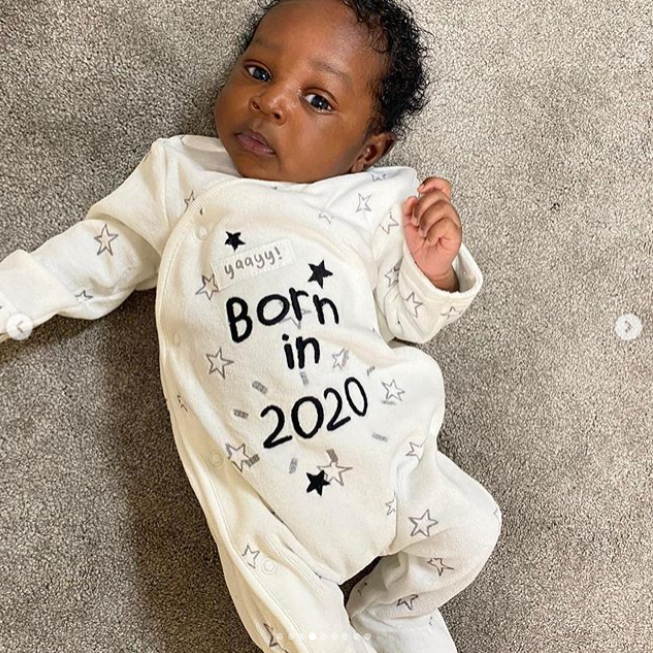 Zlatan Ibile shares first photo of his new baby boy to celebrate children's day (Photos)