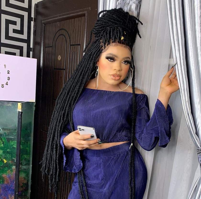Bobrisky finally breaks silence on why he dressed like a man to his father's birthday party