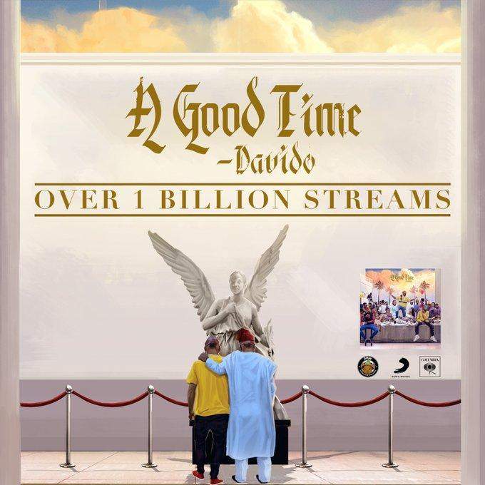 Davido's 'A Good Time' album becomes most streamed African album ever